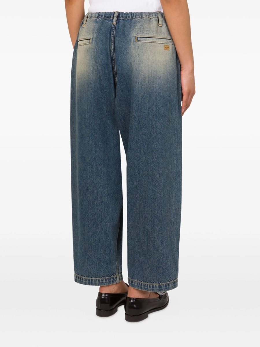 Blugi drepti MOSCHINO JEANS albastri - Img 3