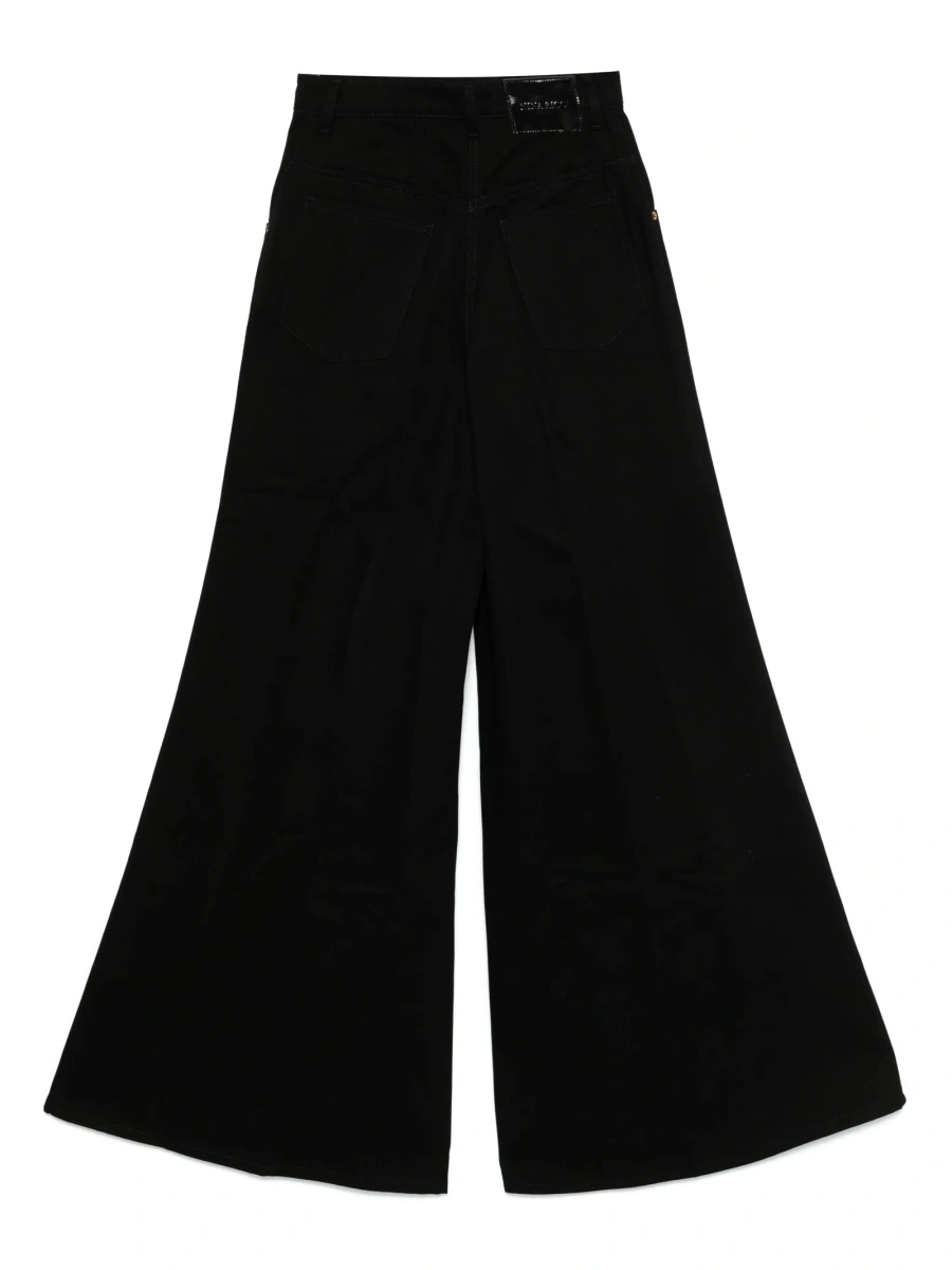 Blugi evazati Nina Ricci negri - Img 2