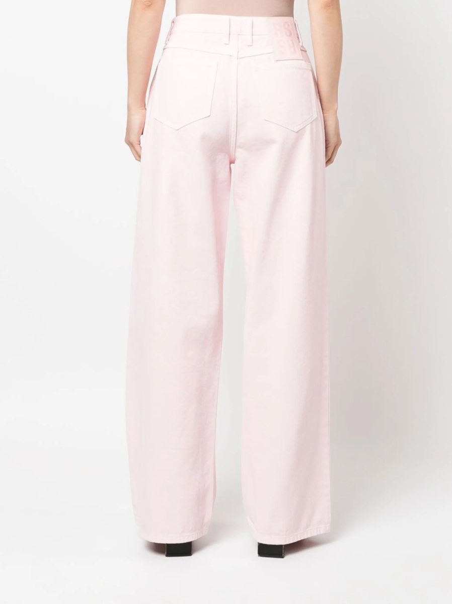 Blugi evazati Raf Simons roz - Img 4