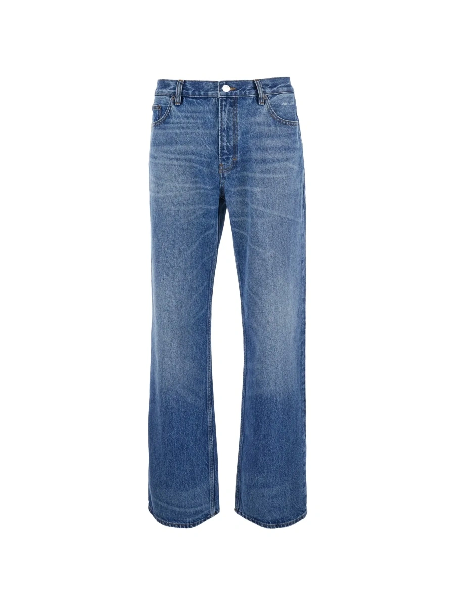 Blugi FRAME albastri din denim - Img 6
