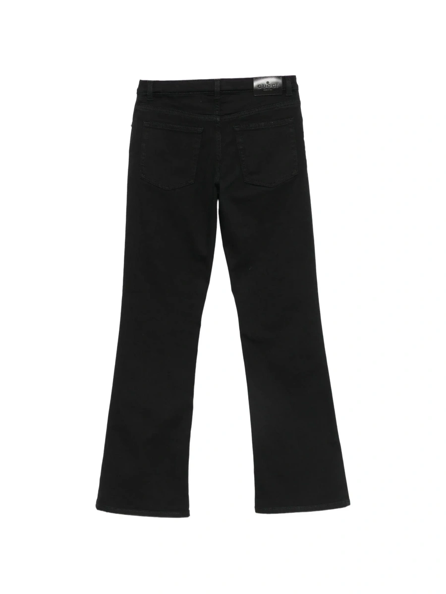 Blugi Gucci negri din denim - Img 4