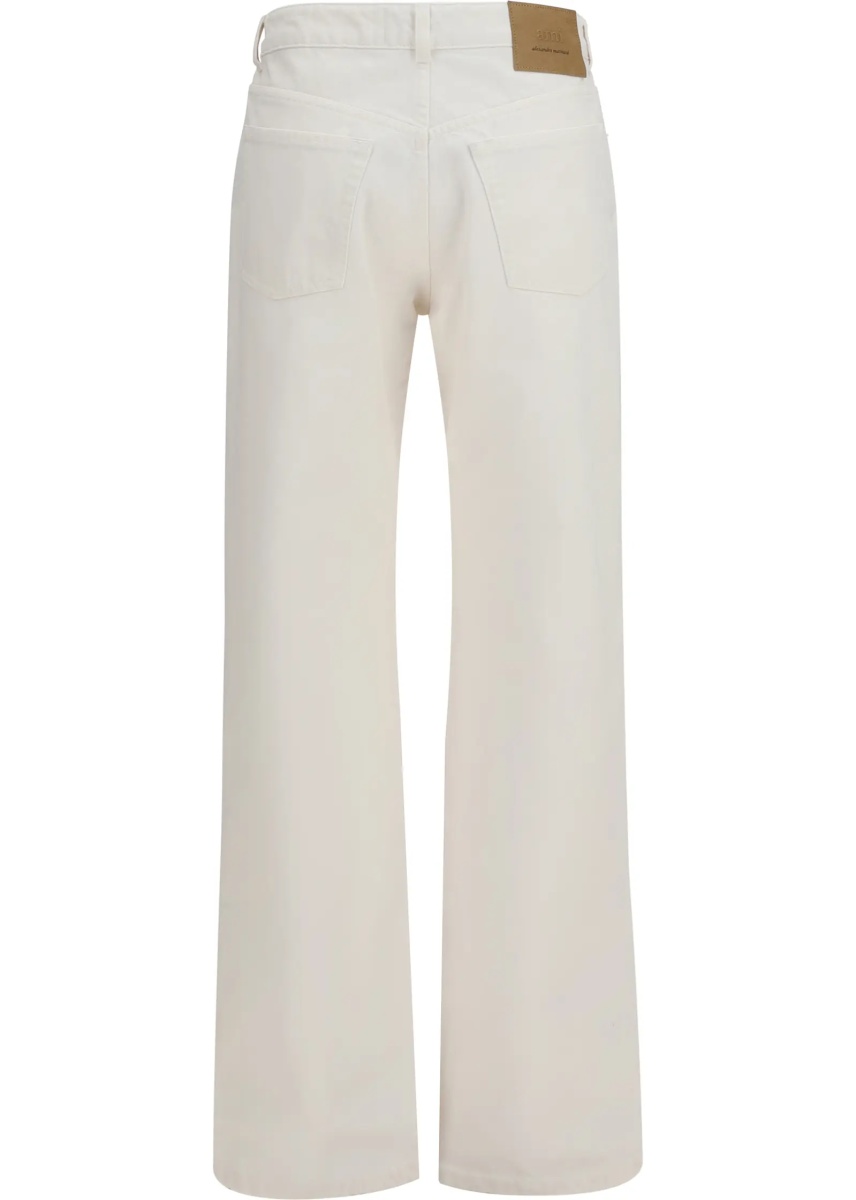 Blugi High-rise straight-leg Jeans in cotton - Img 2