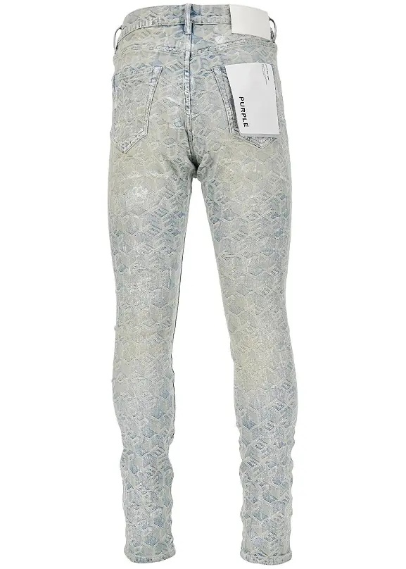 Blugi Jacquard Monogram P001 jeans - Img 3