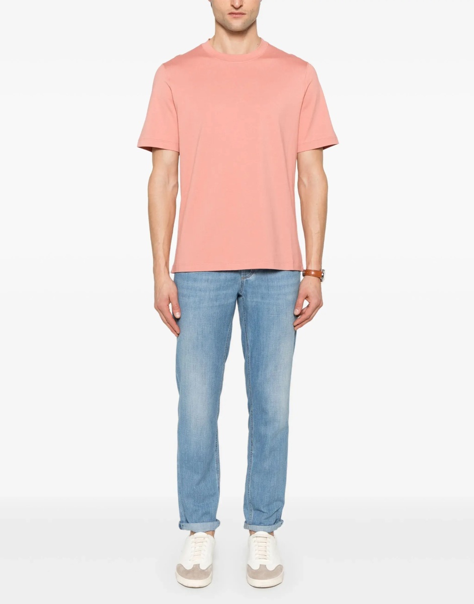 Blugi Jeans in cotton with distressed effect - Img 4