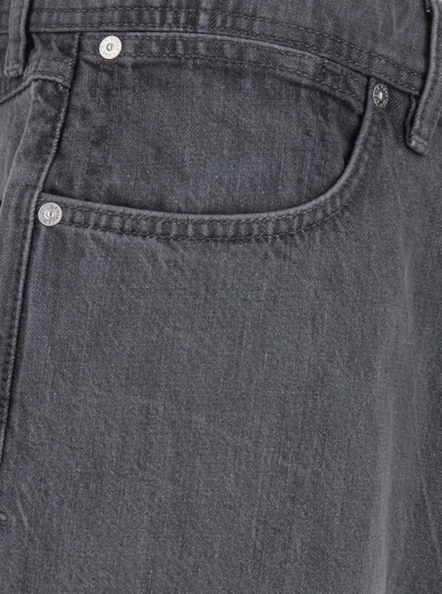 Blugi Loose Denim jeans with zip closure and pockets Gray man - Img 3