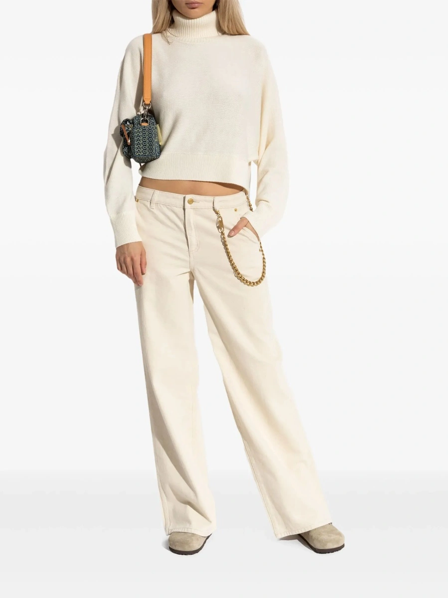 Blugi Michael Kors bej din denim - Img 4