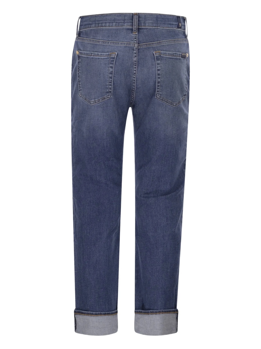 Blugi Skinny 7 For All Mankind albastri - Img 2