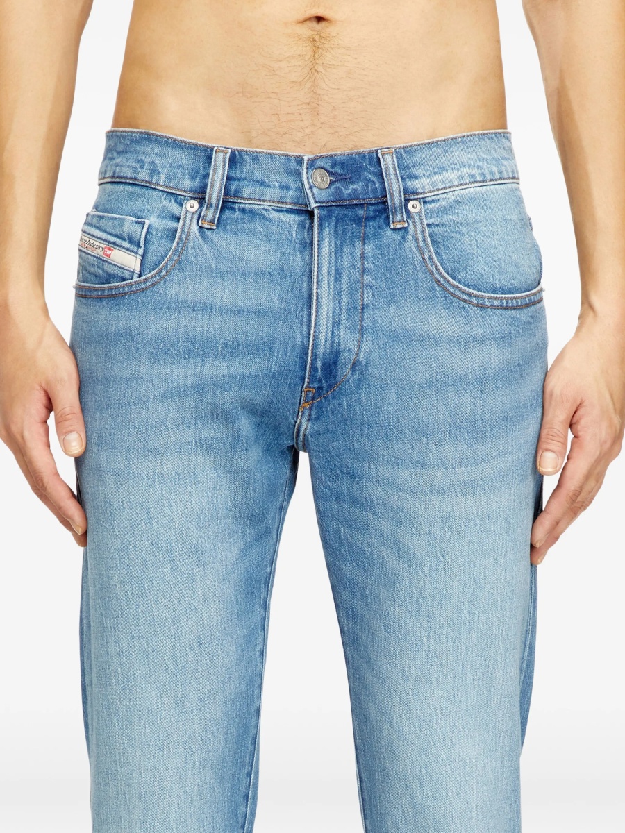 Blugi slim fit Diesel albastri - Img 5
