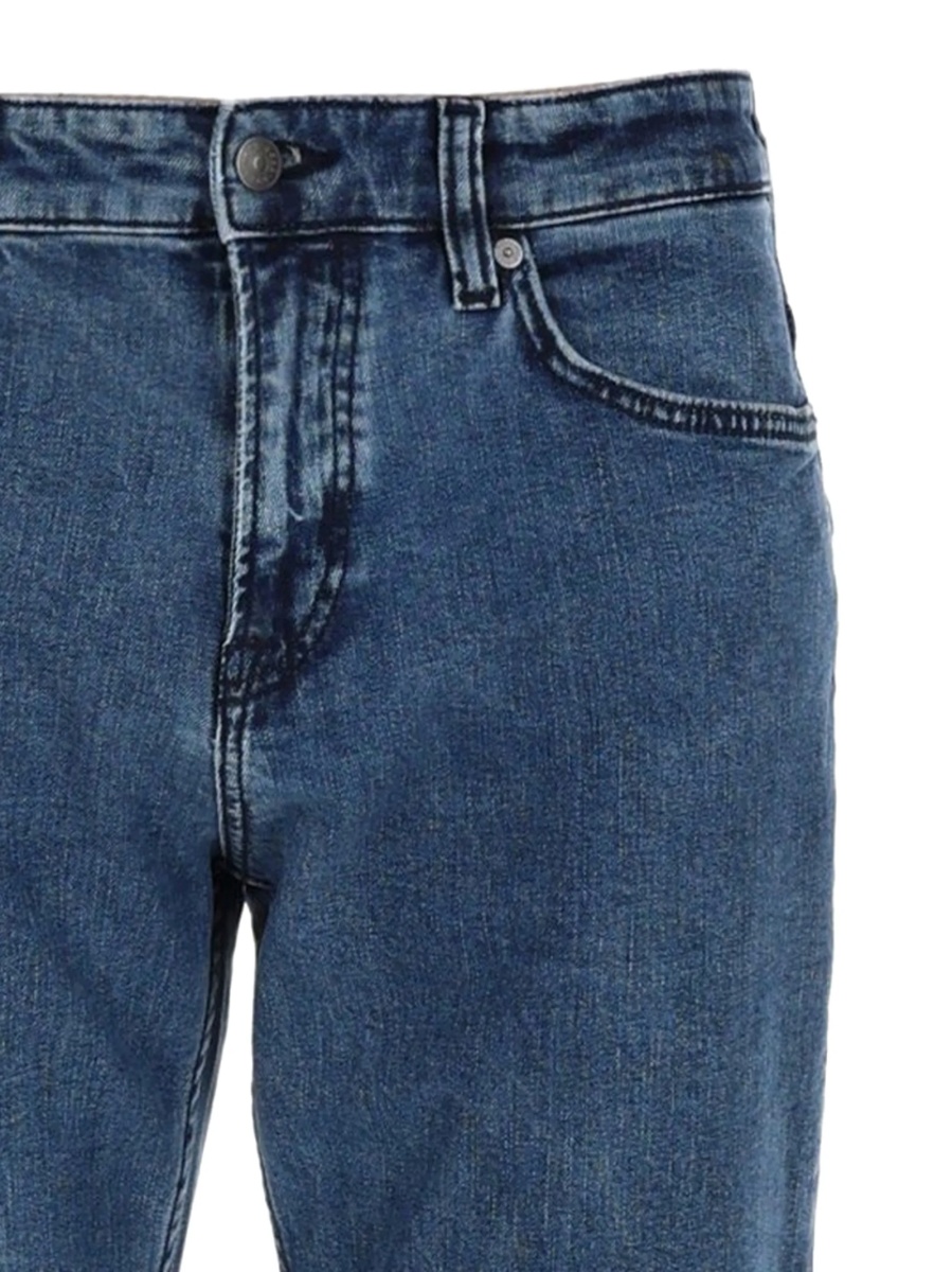 Blugi slim fit Hugo Boss albastri - Img 2