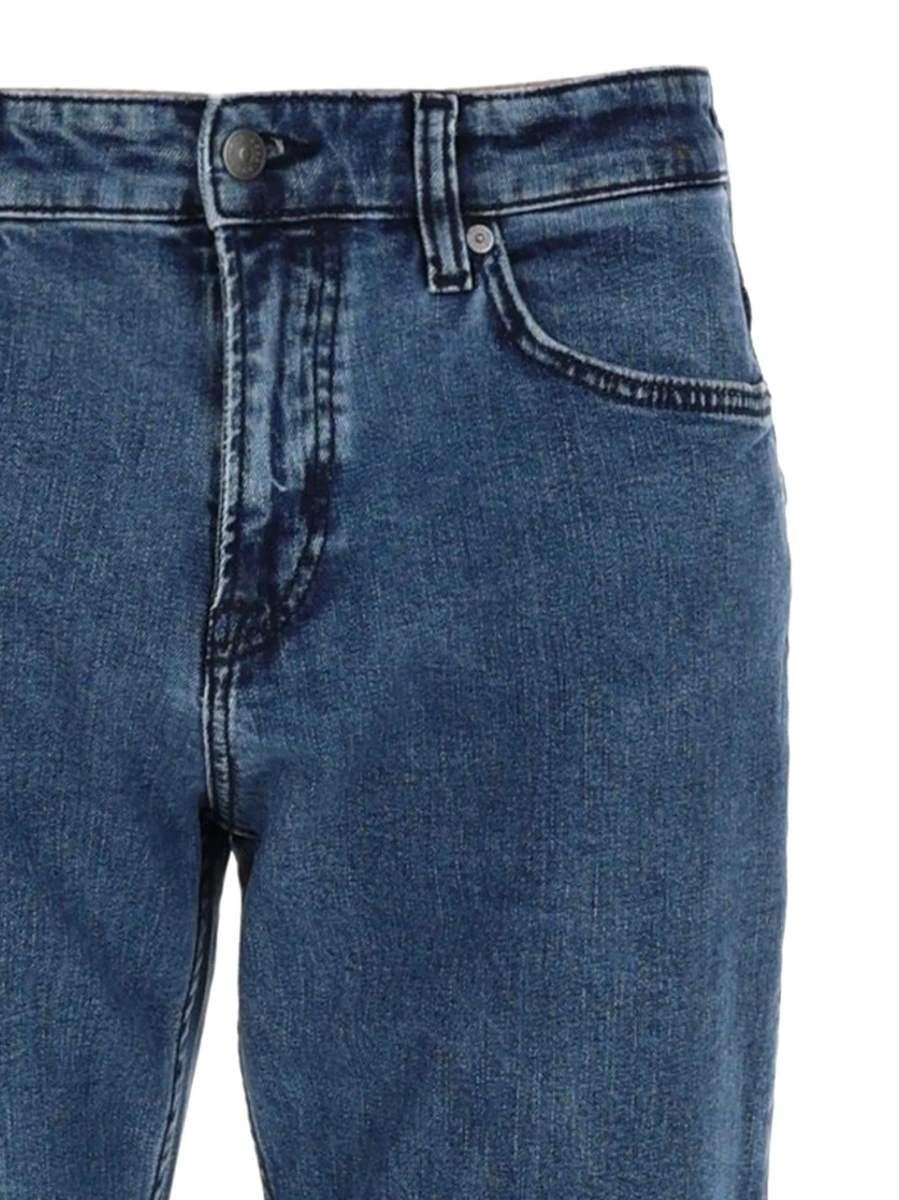 Blugi slim fit Hugo Boss albastri - Img 2
