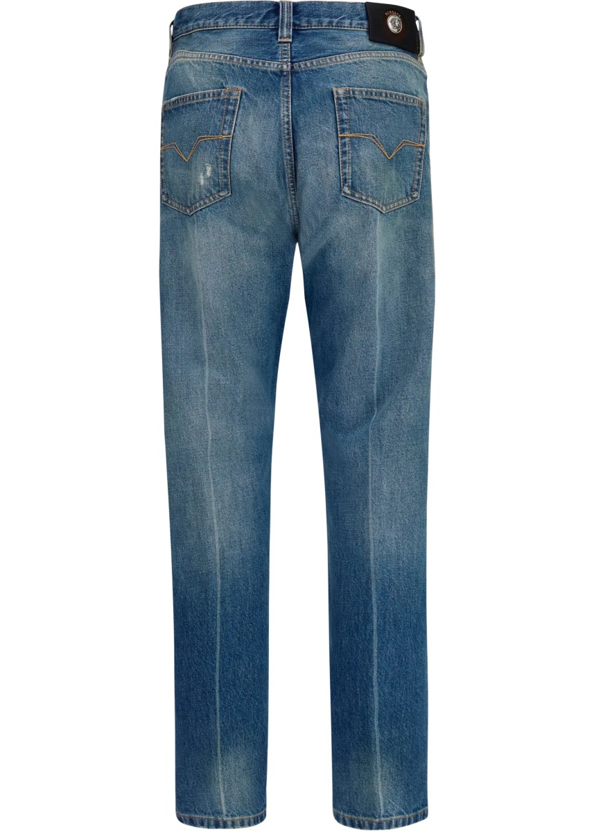 Blugi Straight-leg denim Jeans - Img 2