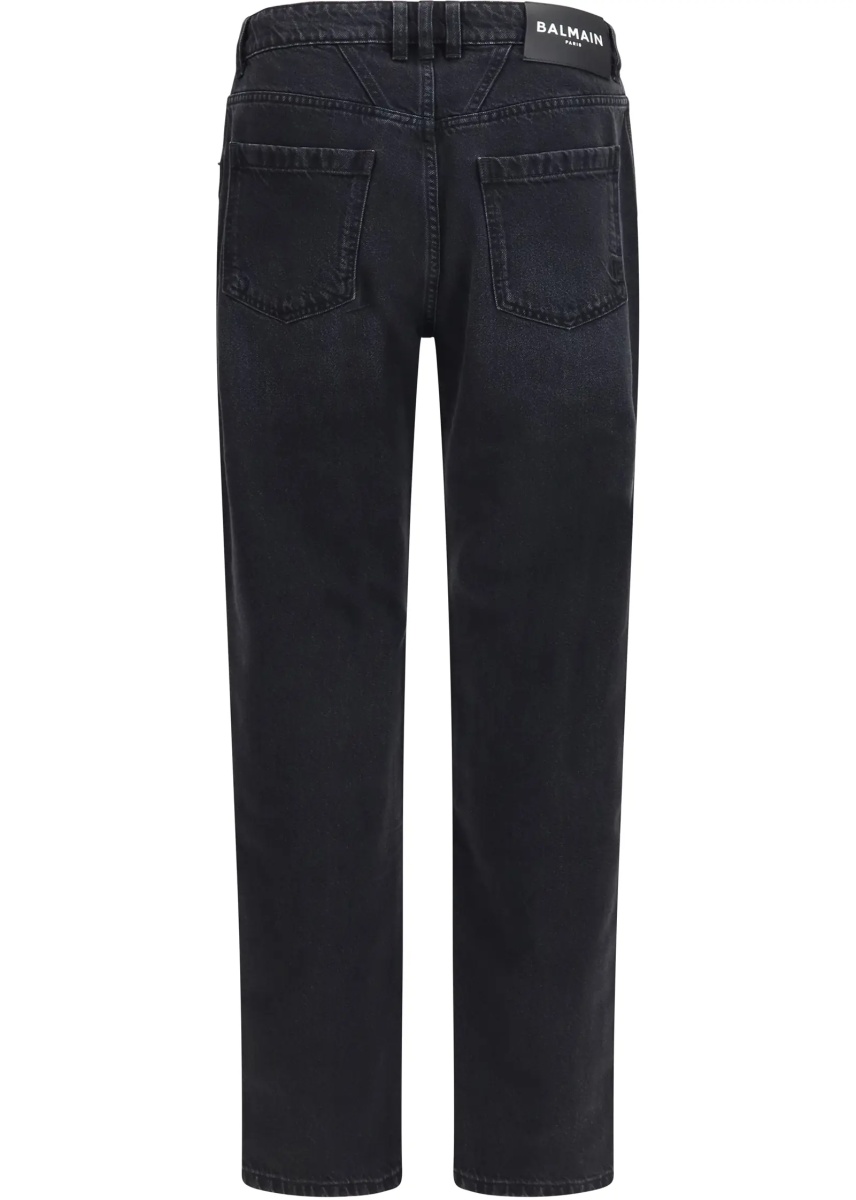 Blugi Straight-leg denim Jeans - Img 2