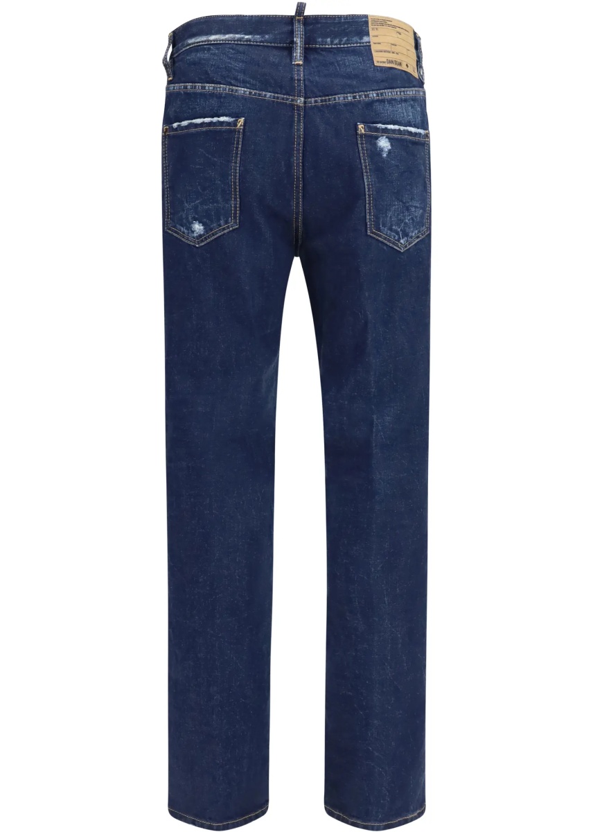 Blugi Straight leg denim Jeans - Img 2