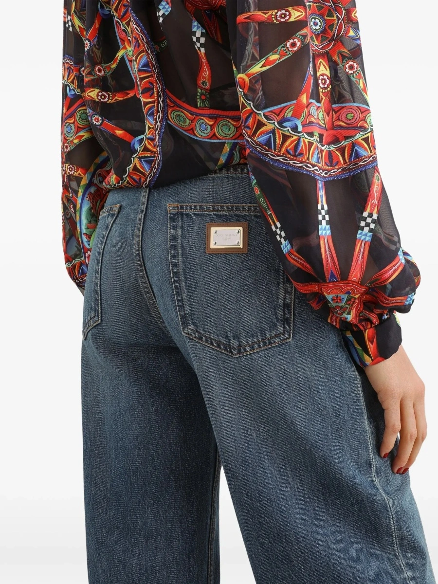 Blugi Straight-leg five-pocket Jeans - Img 7