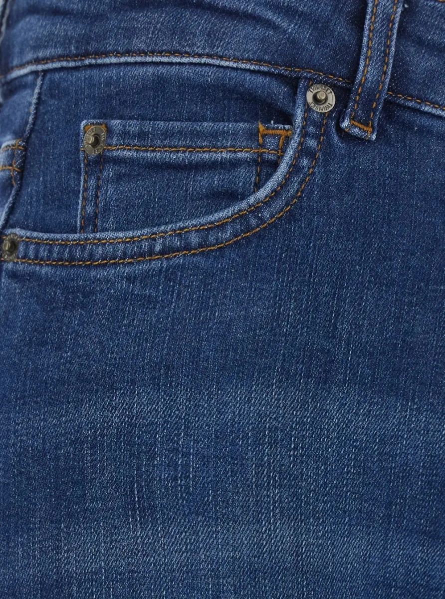 Blugi TWINSET albastri din denim - Img 3