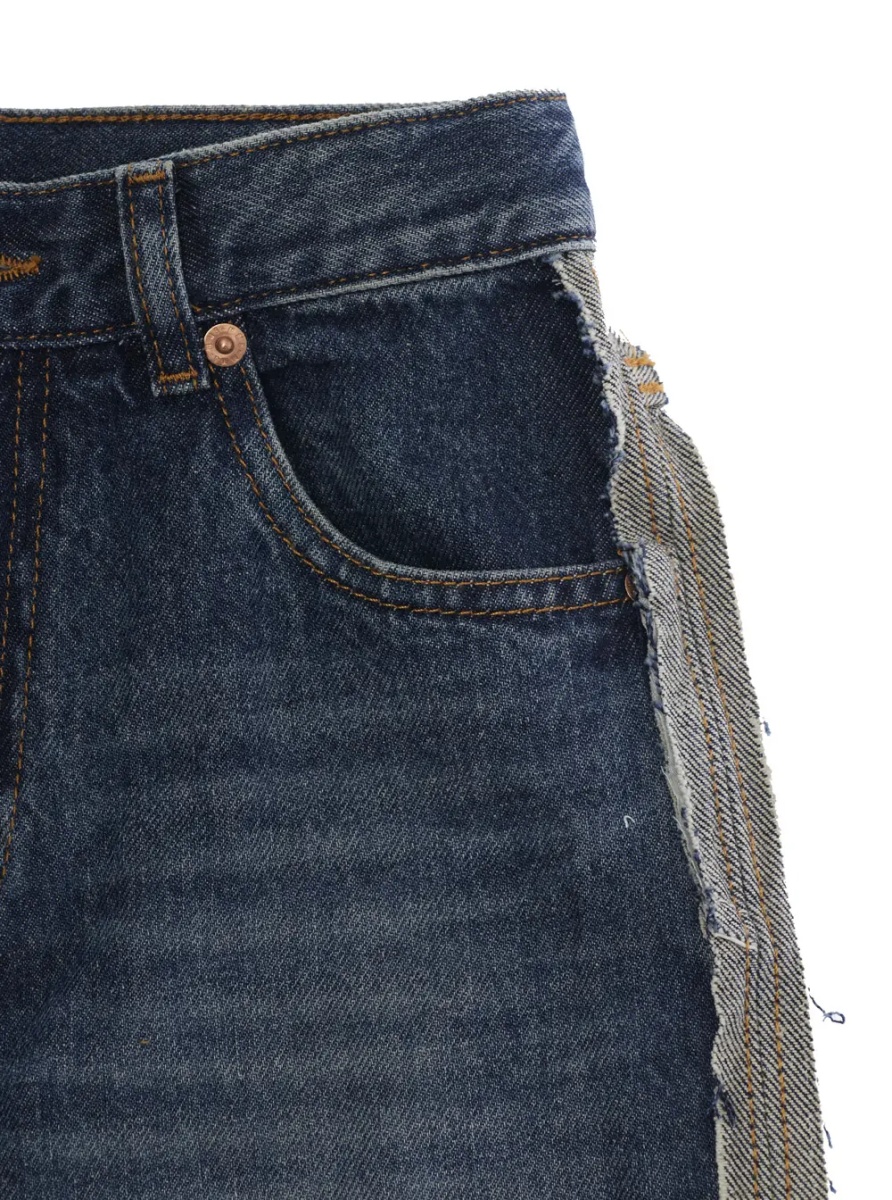 Blugi UNISEX PANT with pockets and 100% cotton blue unisex - Img 3