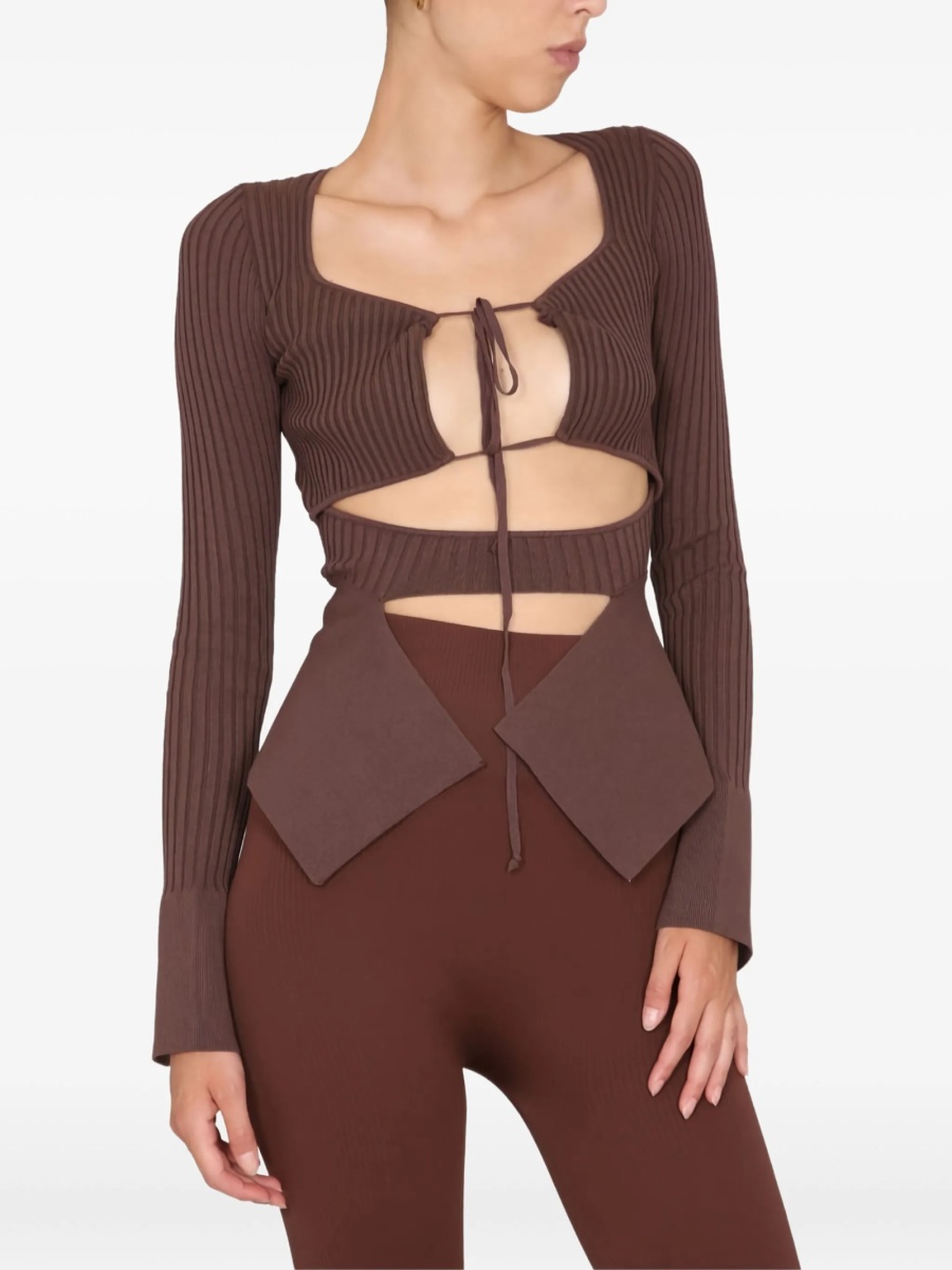 Bluza ANDREADAMO maro - Img 3