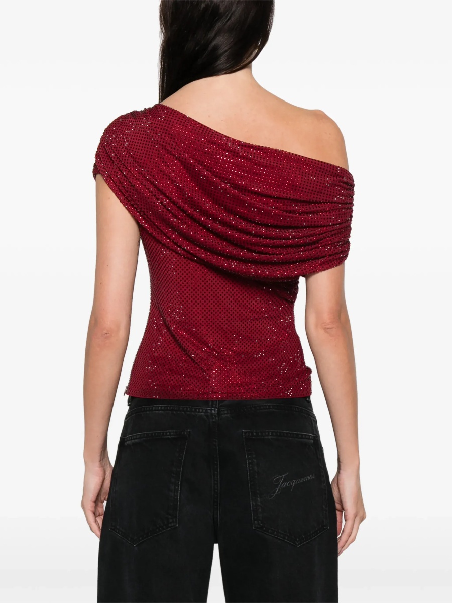 Bluza Asymmetrical Top With Rhinestones - Img 5