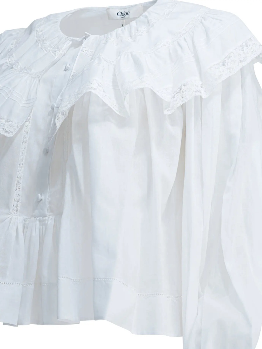 Bluza Casual top with ruffles - Img 4
