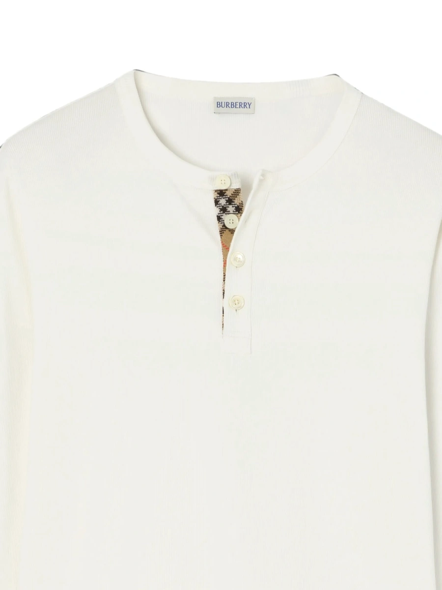 Bluza de trening Burberry neutra din spandex/elastan si bumbac - Img 4