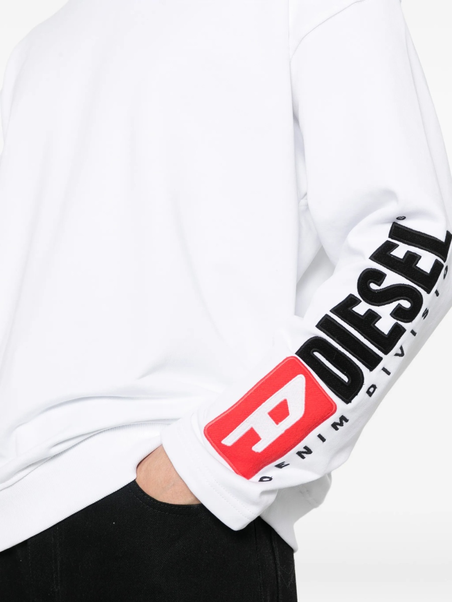 Bluza de trening Diesel alba - Img 5