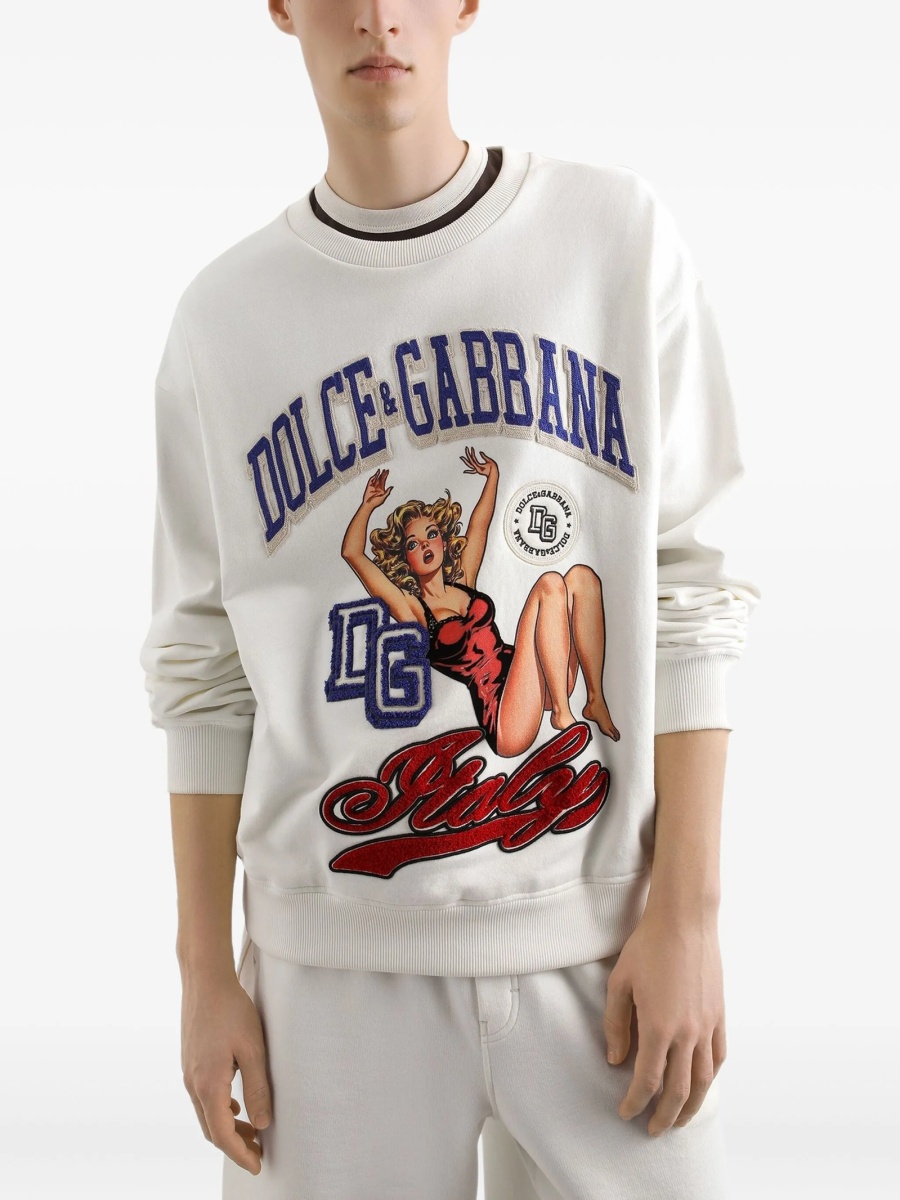Bluza de trening Dolce &amp; Gabbana alba - Img 4