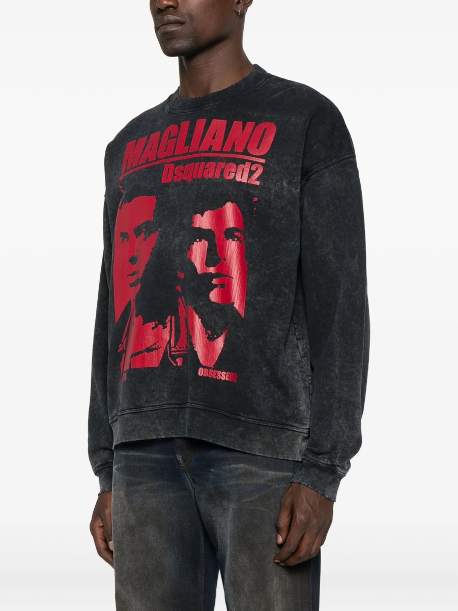 Bluza de trening DSQUARED2 neagra - Img 3