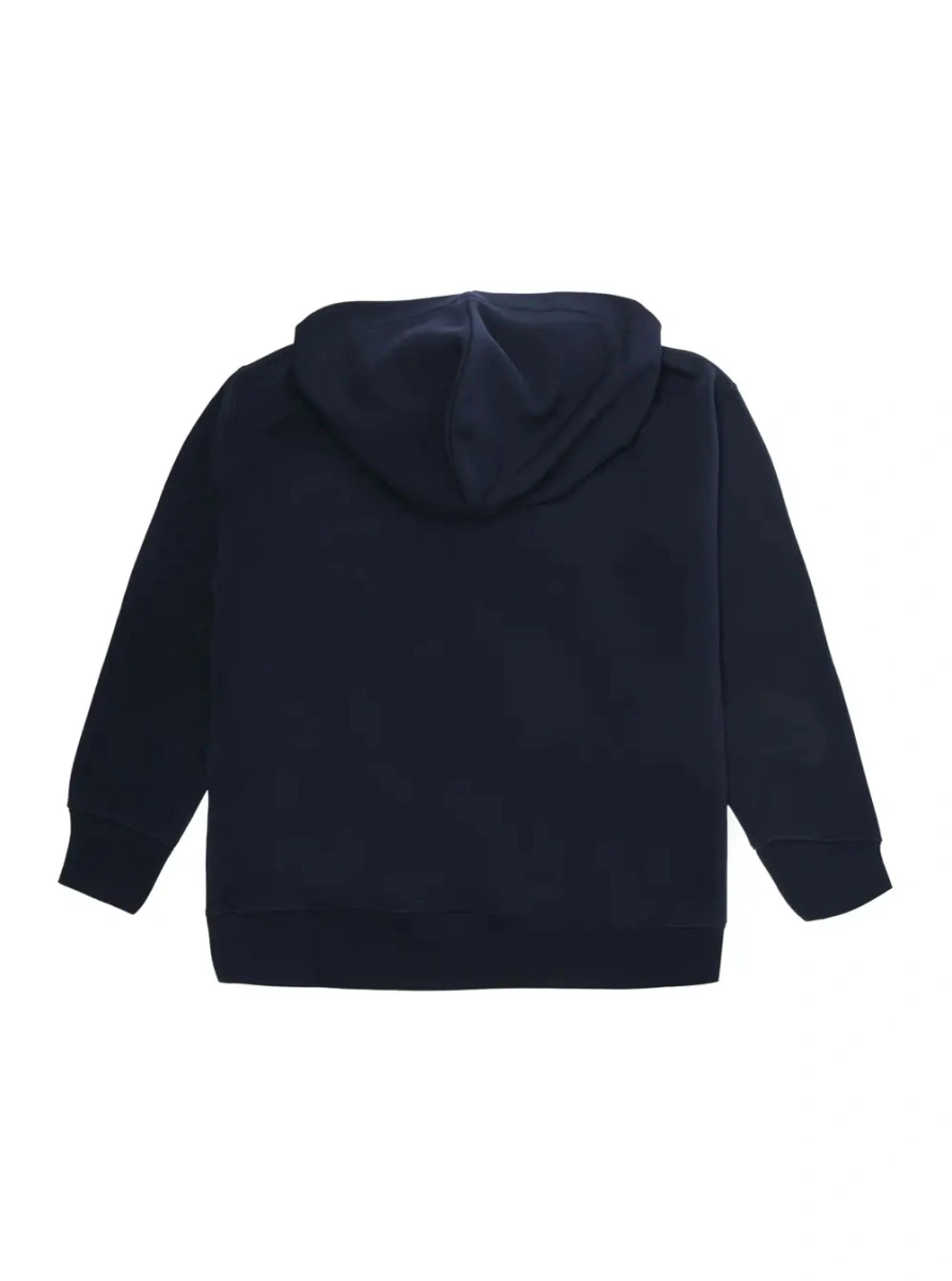 Bluza de trening GOLDEN GOOSE KIDS albastra din bumbac - Img 2