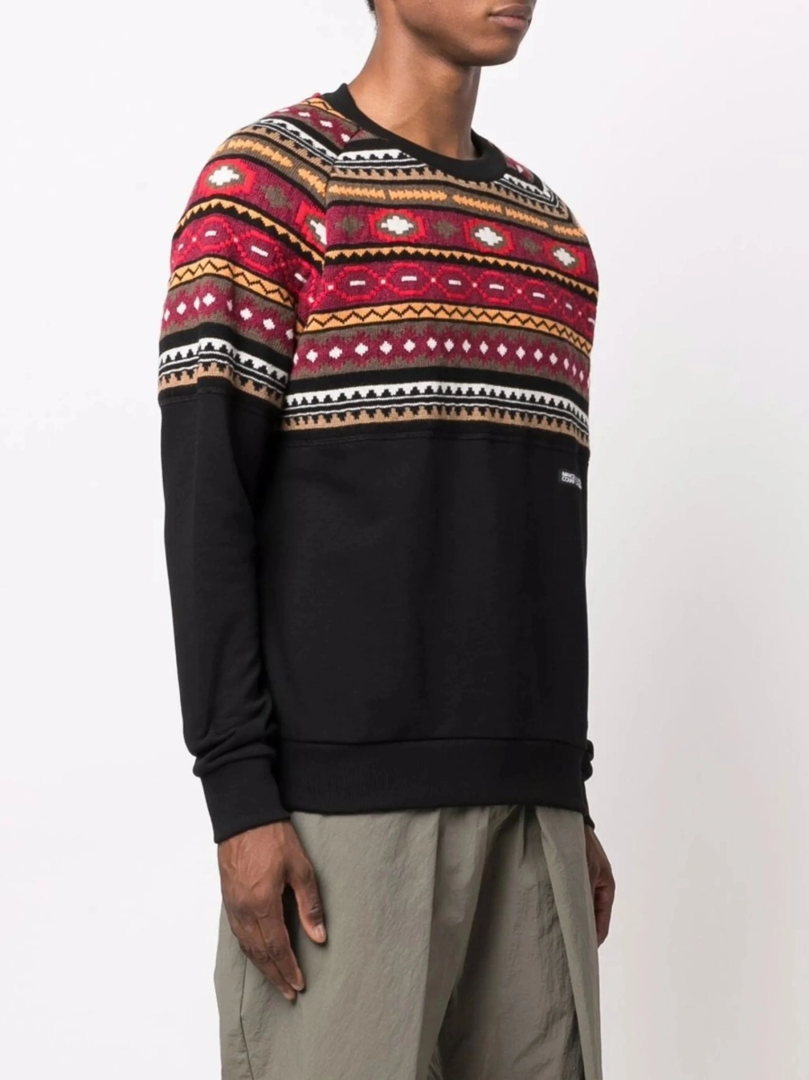 Bluza de trening Marcelo Burlon neagra - Img 3