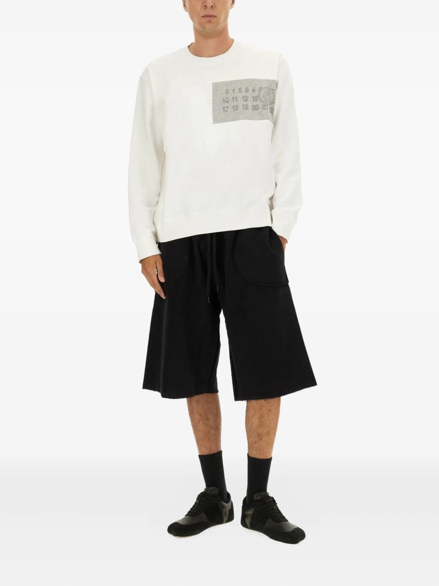 Bluza de trening MM6 Maison Margiela alba - Img 2