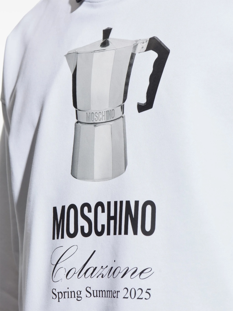 Bluza de trening Moschino alba - Img 5