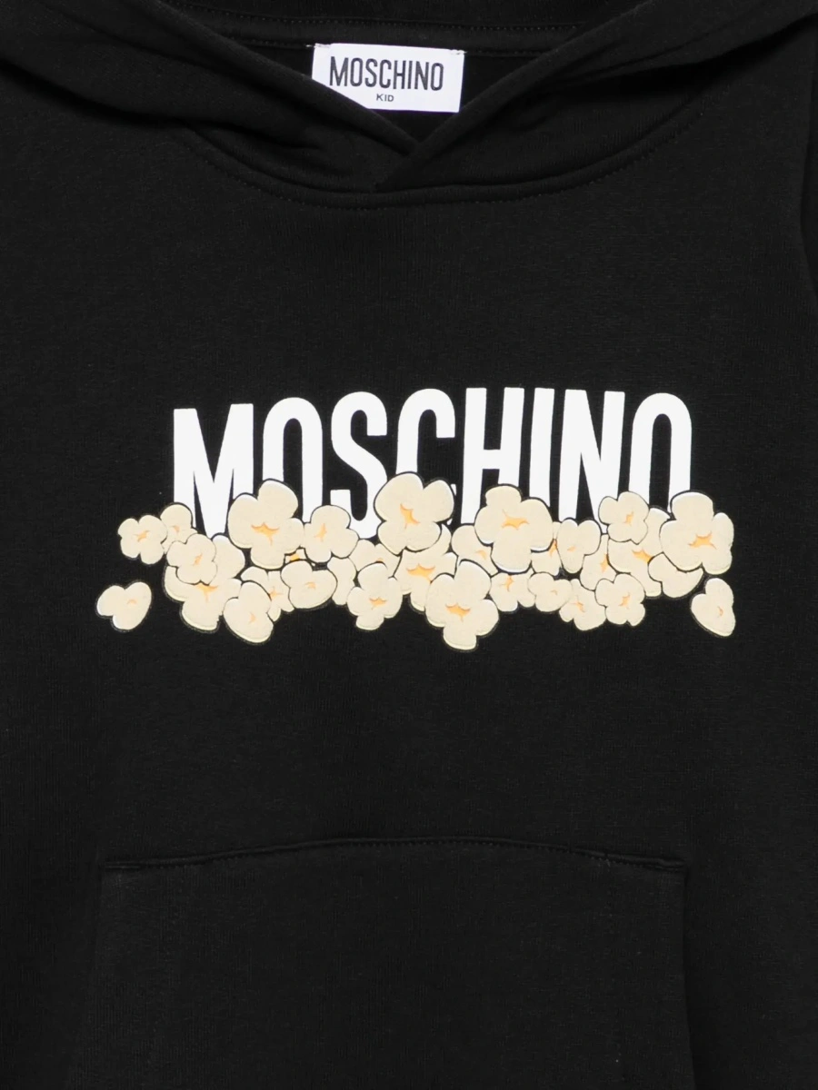 Bluza de trening MoschinoS neagra din bumbac - Img 5