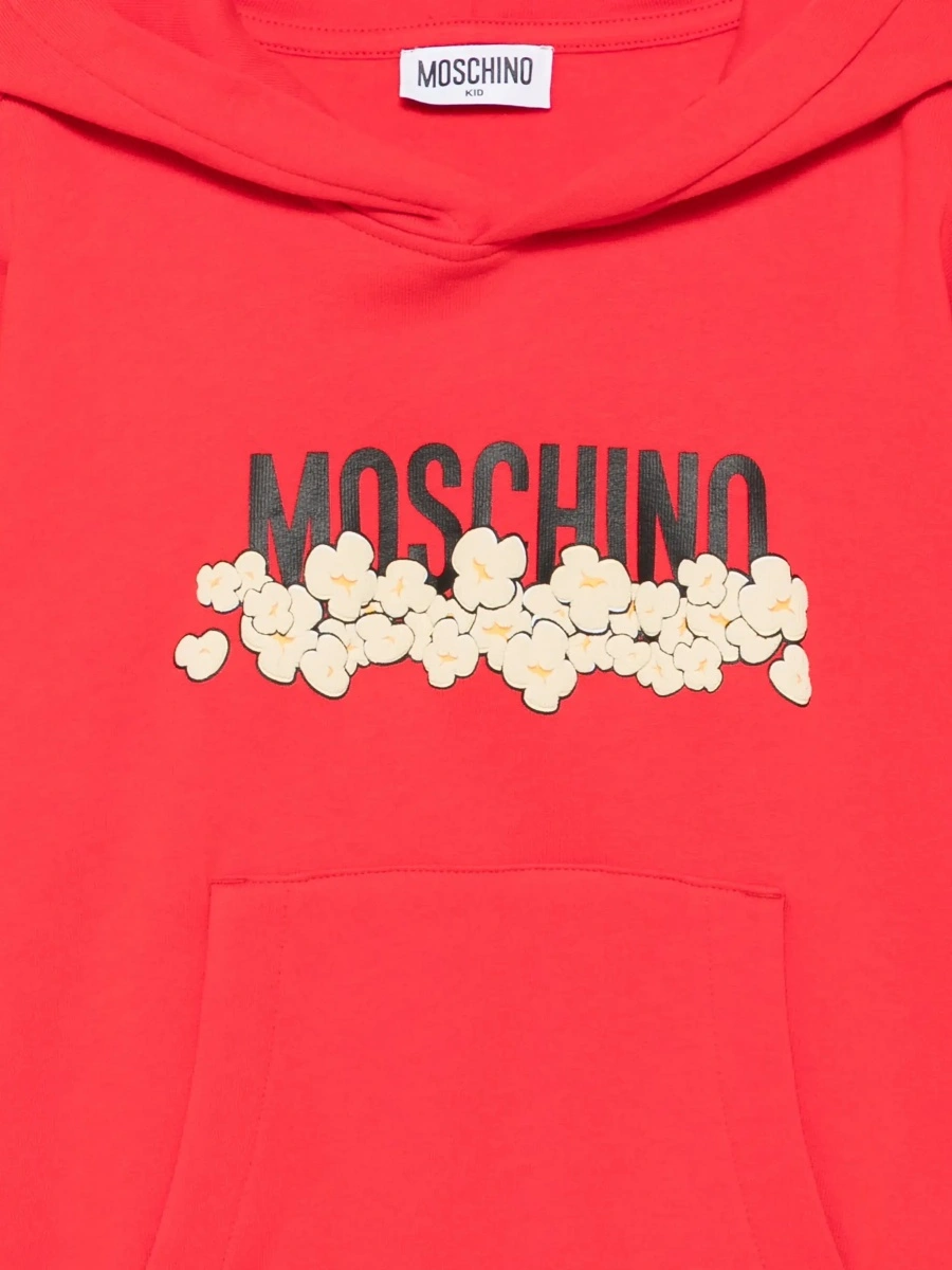 Bluza de trening MoschinoS rosie din bumbac - Img 5