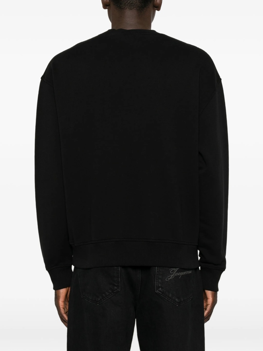 Bluza de trening Palm Angels neagra din bumbac - Img 4