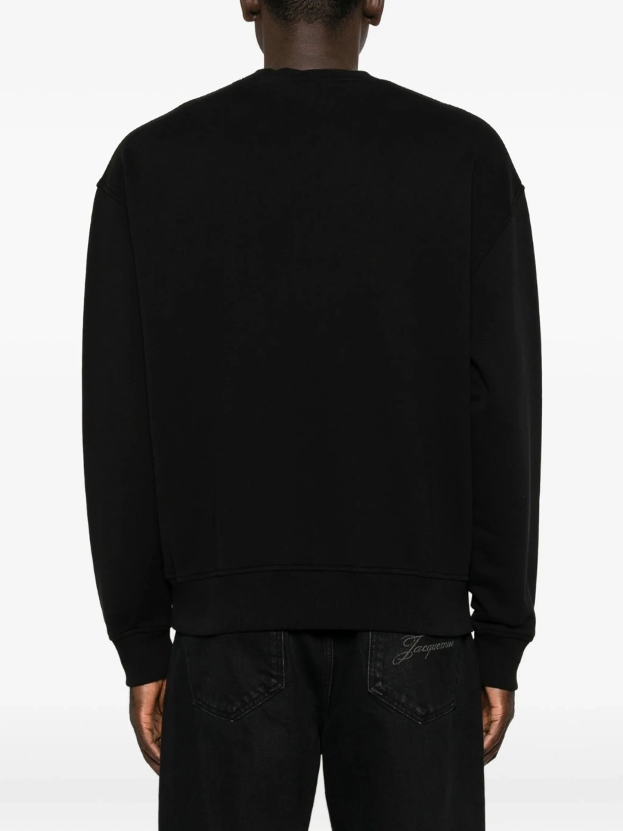 Bluza de trening Palm Angels neagra din bumbac - Img 4