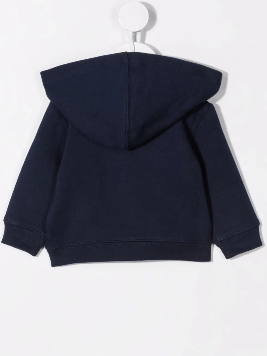 Bluza de trening Ralph Lauren albastra din bumbac si polyester - Img 2