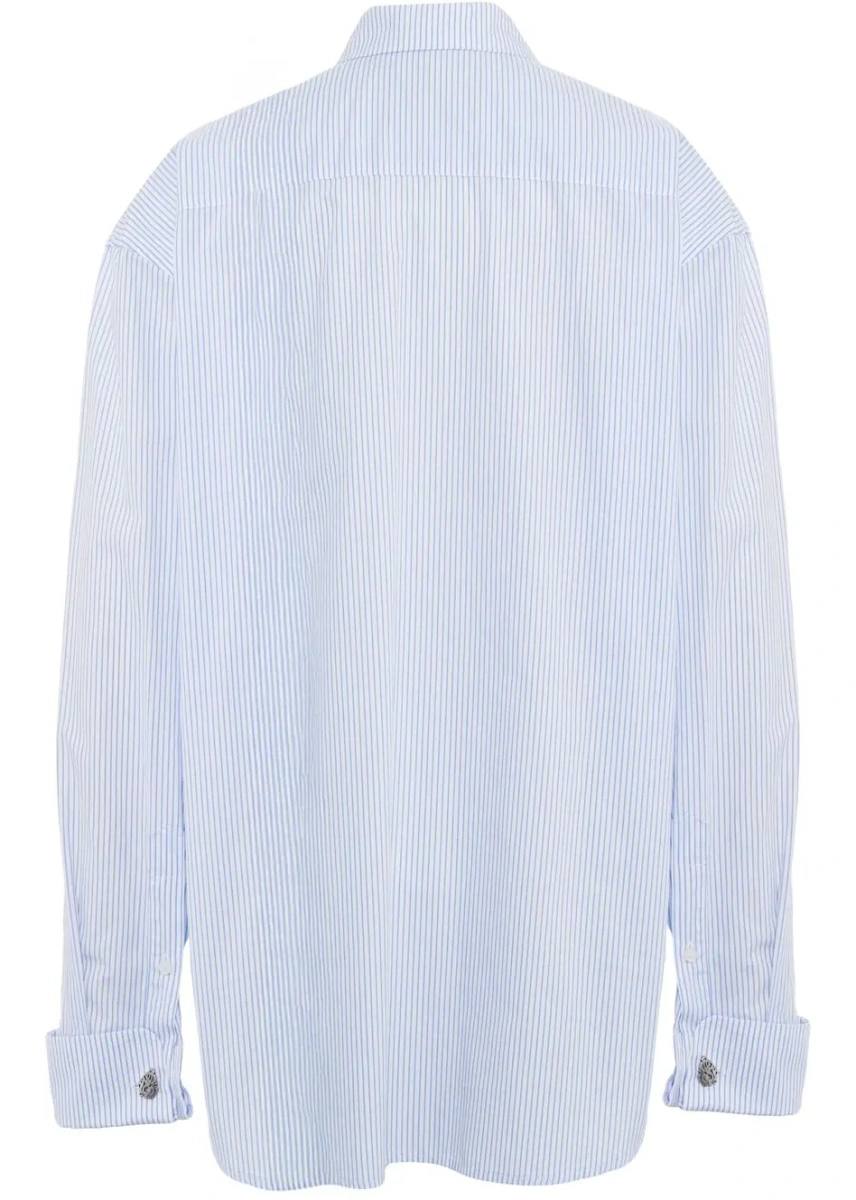 Bluza eleganta Dondup albastra - Img 2