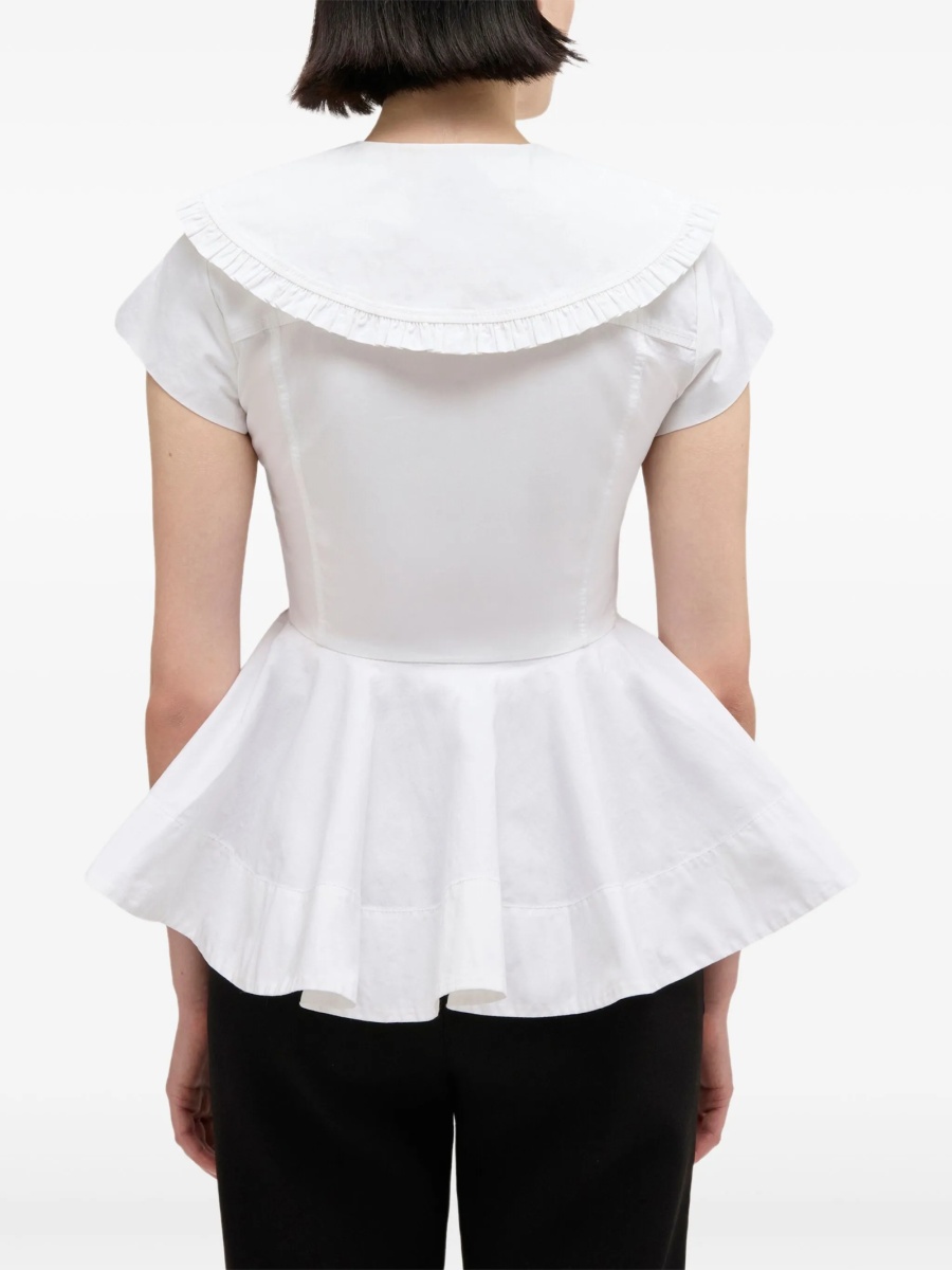 Bluza Ganni alba - Img 4