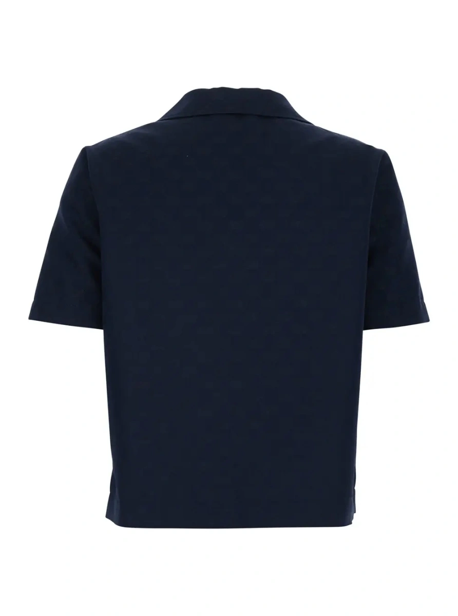 Bluza Gucci albastra din bumbac - Img 2