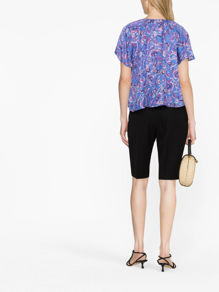 Bluza Isabel Marant albastra - Img 3