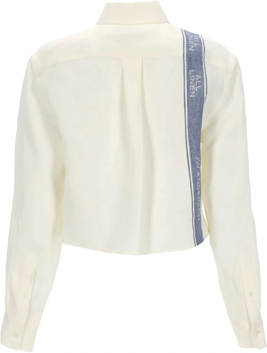 Bluza Linen Shirt With Logo - Img 2