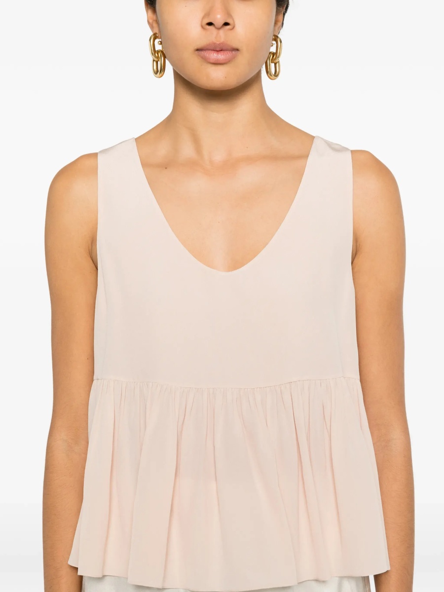 Bluza Silk crepe de chine top - Img 5