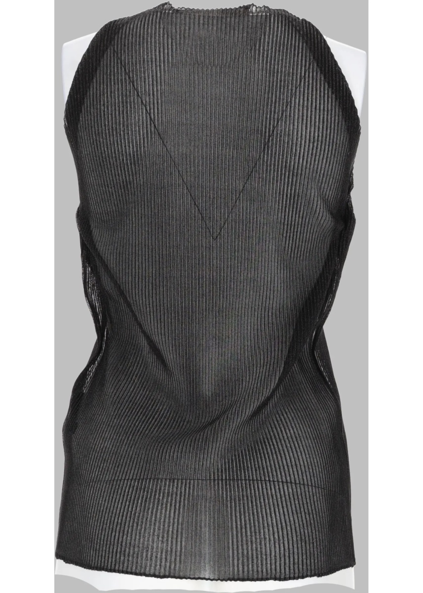 Bluza Top Smanicato A Coste - Img 2