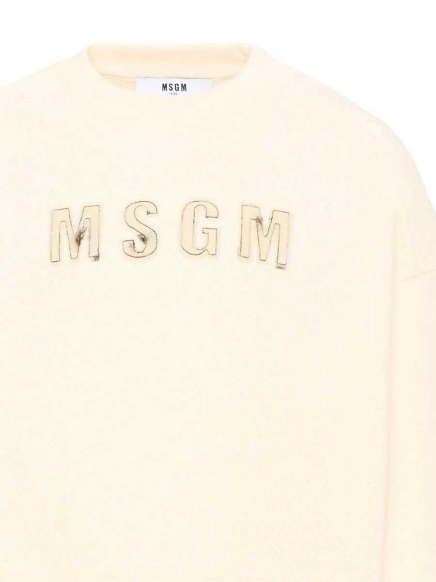 Bluza trening BOXY SWEATSHIRT GIRL CREMA/CREAM - Img 3