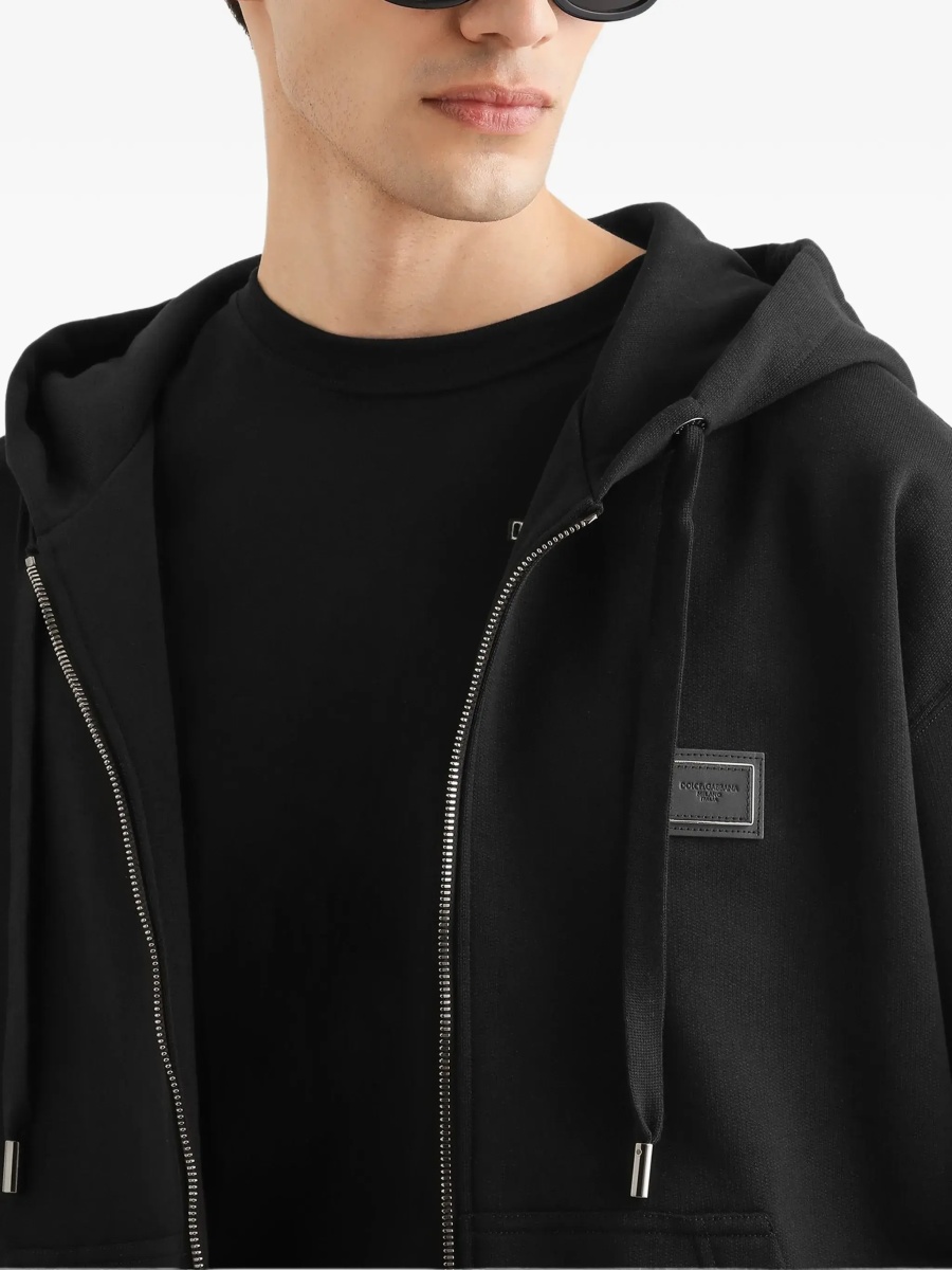 Bluza trening Cotton Hooded Sweatshirt with DG plaque - Img 7