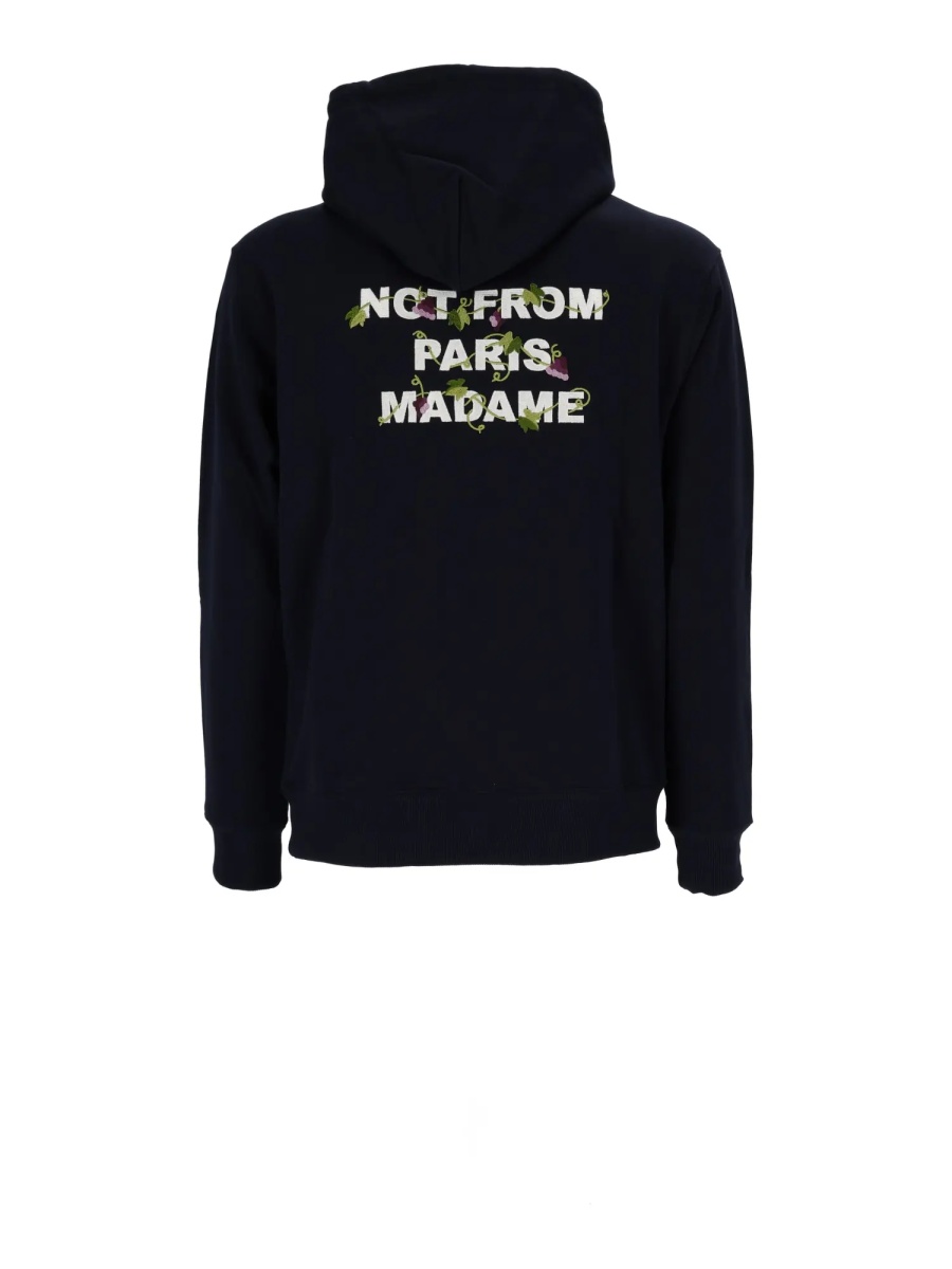 Bluza trening NAVY Vine Embroidered Slogan Hoodie - Img 3