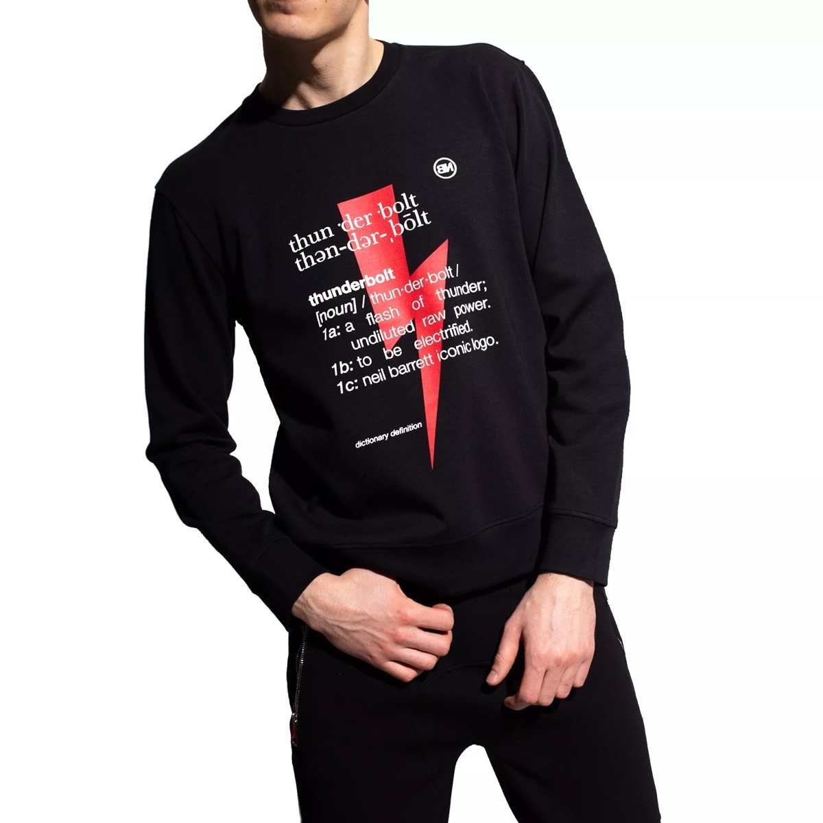 Bluza trening Neil Barrett Logo Sweatshirt - Img 2