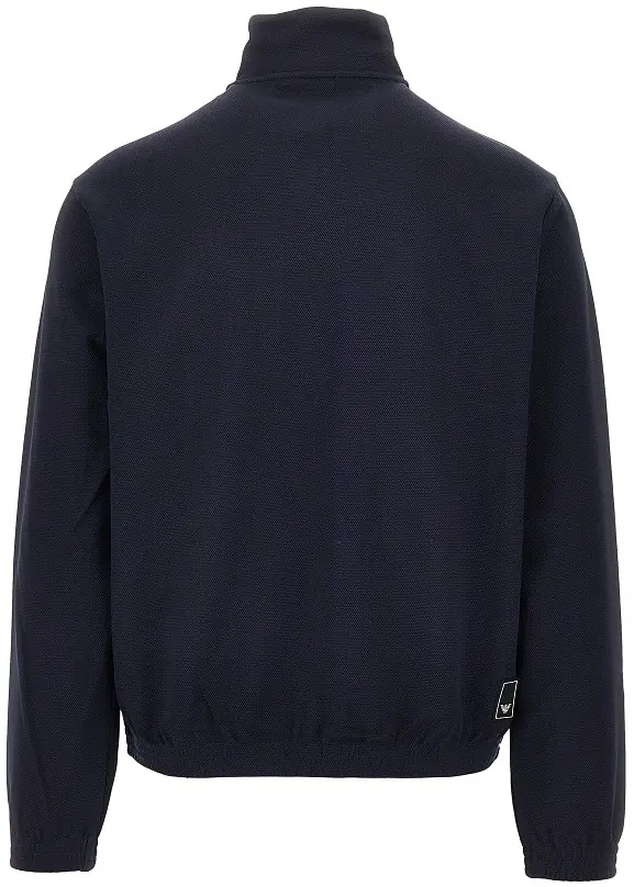 Bluza trening Piquet jersey full-zip sweatshirt - Img 3