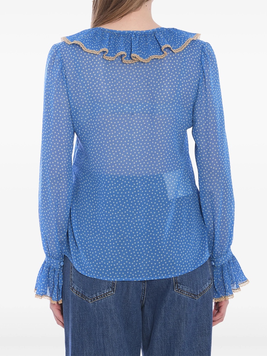 Bluza Valentino Garavani albastra - Img 4