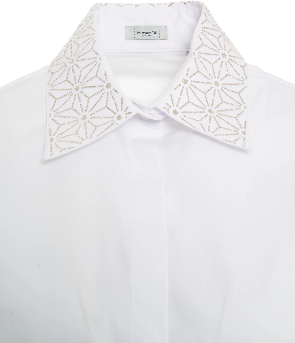 Bluze Shirt with rhinestone application - Img 4